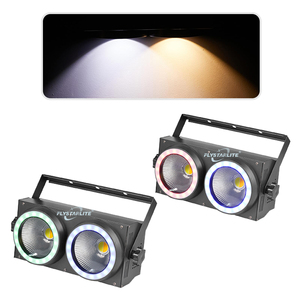 DMX512 2 Eyes Blinder LED Matrix Light Strip Light COB Strobe Wash Effect RGB Ring 250W Blanc Chaud pour Mariages et Fêtes - Product Image 3