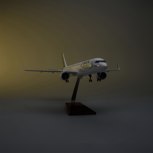 Modelo de Avión de Resina Airbus <span class=keywords><strong>A321</strong></span> Neo a Escala 1/100 de 45 cm con Luces LED y Tren de Aterrizaje - Product Image 1