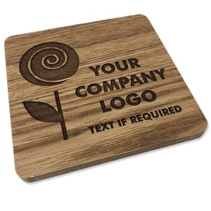 Personalized Simple Wood Coaster Table Top Placemat Set Wooden Drink/Tea Coasters Logo Design Wood Coaster Decoration <b>Mats</b> Pads - Product Image 1