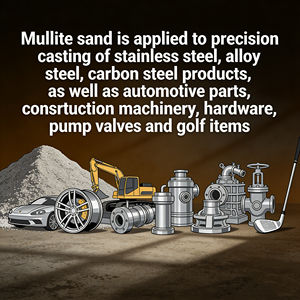 ทรายมัลไลต์ 30-60 เมช ทนไฟสูง (1770-2000 องศาเซลเซียส) ซิลิกา 47-55% อลูมินา 41-51% - Product Image 3
