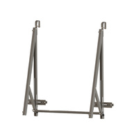 Supports de montage solaire à 2 panneaux pour balcon, système de fixation pour matériaux, inclinaison réglable de 10 à 30 degrés, garantie 15 ans, installation facile