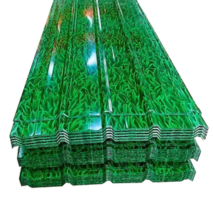 Feuille de Ppgi herbe vert Ral couleur tuiles en acier <span class=keywords><strong>plaque</strong></span> de carbone <span class=keywords><strong>Tole</strong></span> Toiture tôle de toiture galvanisée utilisée pour le toit de conteneur - Product Image 1