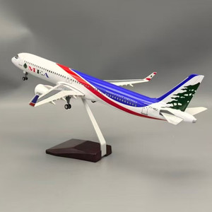 ชุดของขวัญใหม่วัสดุเรซินขนาด1:100 44.5ซม. เครื่องบินแอร์บัส <span class=keywords><strong>A321</strong></span>เครื่องบินจำลอง - Product Image 1