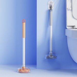 Offre Spéciale Wc tête plate brosse à poils souples flexibles brosses <span class=keywords><strong>de</strong></span> nettoyage Base étanche à l'<span class=keywords><strong>eau</strong></span> brosse <span class=keywords><strong>de</strong></span> <span class=keywords><strong>toilette</strong></span> respirante en silicone - Product Image 2