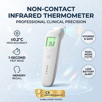 Thermomètre frontal numérique pour bébé avec écran LCD rétroéclairé, grand écran, emballage personnalisé