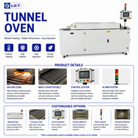 Four tunnel industriel à convoyeur, four de cuisson et de séchage continu à air chaud pour PCB, plastique, quincaillerie et sérigraphie