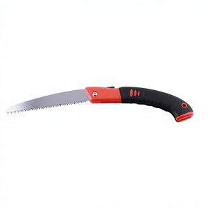 SONO JH180 Manual Garden Agriculture High Carbon Steel Angle Pruning Hand <b>Saw</b> Fixed Blade 180mm 20 TPI Plastic Handle Red - Product Image 1