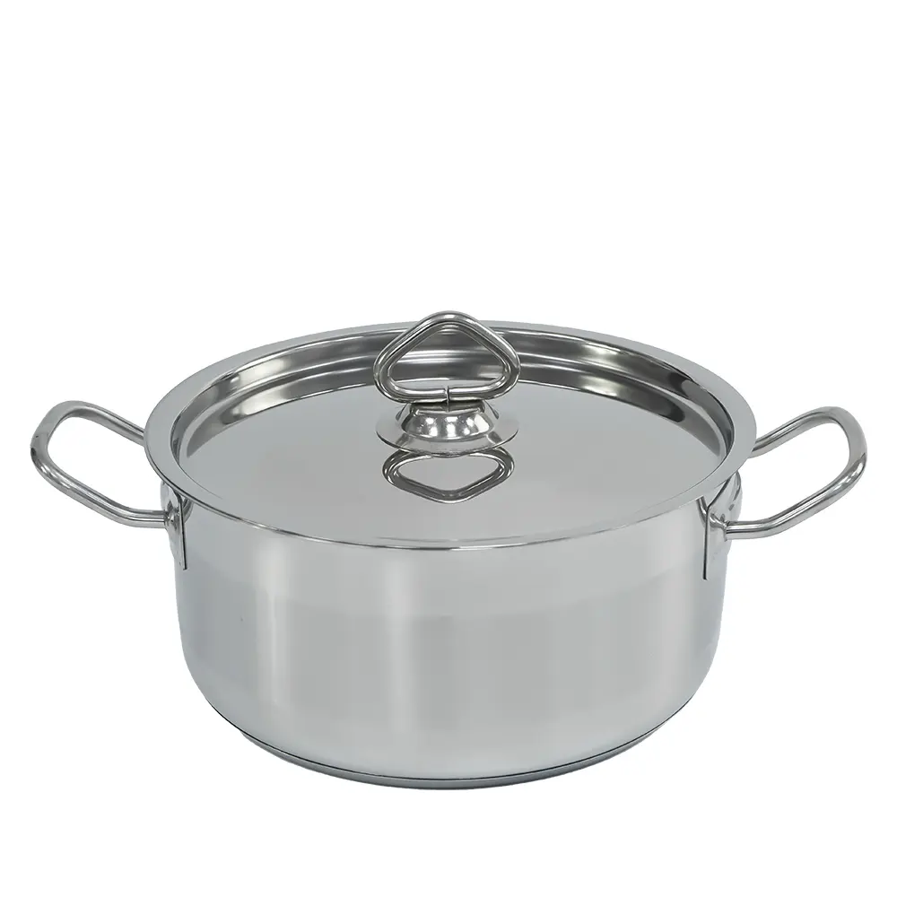 Hoge Kwaliteit Rvs Dubbele Oren Saus Pot Non Stick Saus Pan Melk Sap Pot Maken Koken Steelpan Met Cover SS304