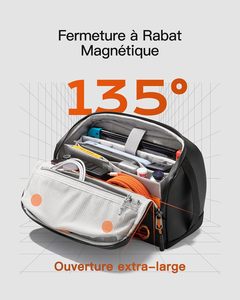 Sac à appareil photo personnalisé, grande capacité, imperméable, antichoc, pour objectifs DSLR, sac bandoulière, sac de protection quotidien - Product Image 3