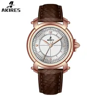 515 Mouvement Haute Qualité En Acier Inoxydable Robe Personnalisé Haute Classe Bleu Main Montres pour Hommes