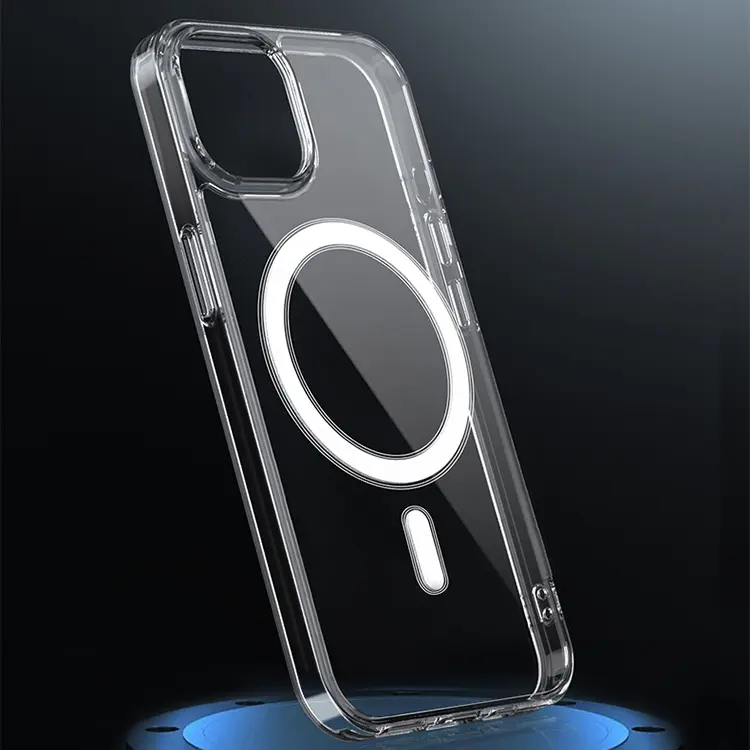 Original Quality Magnetic Magsafes Wireless Charging Transparent Clear Shockproof Phone Case For iPhone 14 Pro Max