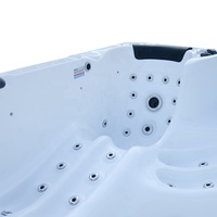 Sunrans Offre Spéciale Jacuzzi Spa Balboa Système Bain à remous extérieur 3 personnes Hydro-massage autoportant pour hôtel