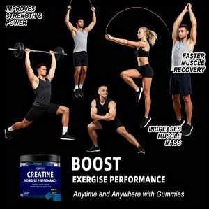 תוסף תזונה גומי קריאטין מונוהידראט מותאם אישית, לפני אימון, תזונת ספורט למבוגרים, תומך באיזון אלקטרוליטים - Product Image 3