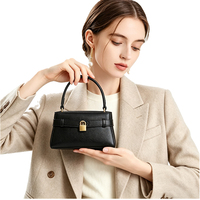 Sacs à main pour femmes en cuir de vachette Saffiano, design 2026, sacs à main européens de luxe, sacs à main miniatures en cuir simples et élégants pour femmes
