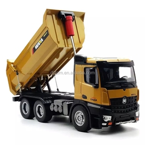 <span class=keywords><strong>Huina</strong></span> <span class=keywords><strong>1582</strong></span> 1/14 10CH 2,4G camión volquete de aleación RC volquete coche ingeniería vehículo construcción juguete - Product Image 4
