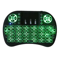 Backlit i8 Mini Wireless Keyboard, Air Mouse with Touchpad