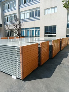Panel Sándwich de Lana de Roca con Relieve de 10CM, Placa de Revestimiento Metálico para <span class=keywords><strong>Aislamiento</strong></span> Térmico, para Interiores de Almacenes y Laboratorios - Product Image 4