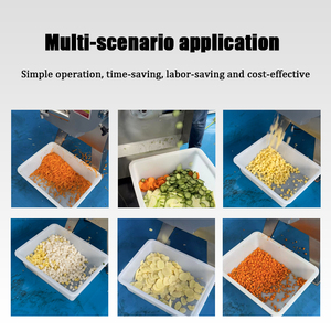 Điện 304 thép không gỉ Rau Cube cắt đa chức năng Trung Quốc Rau Máy cắt cho trái cây lõi động cơ - Product Image 3