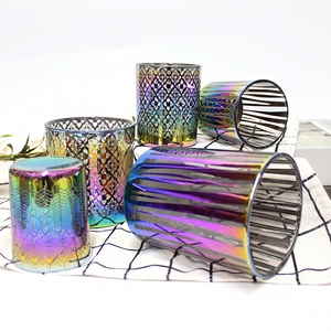 FENGJUN Modern Glass <strong>Candle</strong> Holder Empty Jar with Lid Eco-Friendly Heat Resistant Multi-Purpose for Wax Craft and Interior Decor - Product Image 4