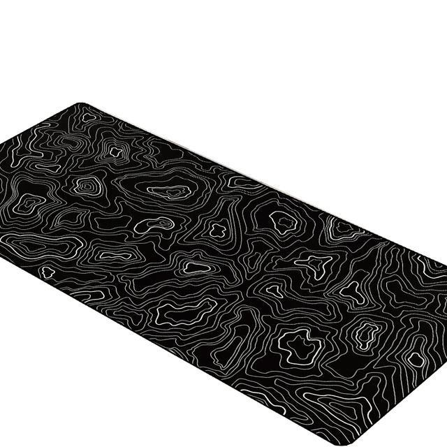 Custom Printed Heated Eco Friendly Natural Rubber Large Size Non Slip Gaming Mouse Pad 3/4mm Thickness Stock