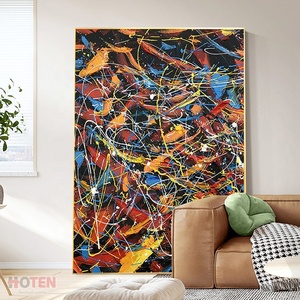 Offre Spéciale moderne abstrait <span class=keywords><strong>à</strong></span> la main peinture <span class=keywords><strong>à</strong></span> l'huile sur <span class=keywords><strong>toile</strong></span> Art mural pour hôtels-peintures sur <span class=keywords><strong>toile</strong></span> par des artistes - Product Image 3