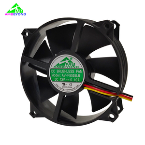 Ventilador de Refrigeración con Motor de <span class=keywords><strong>Rotor</strong></span> Externo AMBEYOND de 80x80x25mm, 2/3/4 Cables, PBT 94V0 RO/RE - Product Image 6