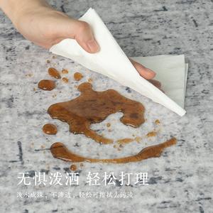 Alfombra de felpa rectangular estilo Wabi Sabi de Jinrui Home Textiles, impermeable, de color sólido, para la sala de estar, fácil de limpiar. - Product Image 1