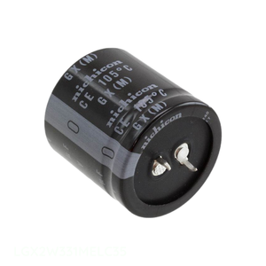 Condensateur à travers trou CAP ALUM 330UF 20% 450V SNAP TH 330 uF LGX2W331MELC35 - Distributeur agréé - Product Image 1