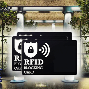 Tarjeta protectora de bloqueo RFID de PVC impresa personalizada Interfaz de comunicación NFC Escudo DE SEGURIDAD DE FRECUENCIA DE 13,56 MHz - Product Image 4