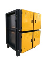 Purificateur d'air industriel à précipitation électrostatique ESP, débit d'air commercial 8000 m³/h, efficacité 96 %, certification ISO9001/CE