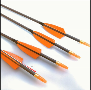 Tiro con l'arco freccia di carbonio puro 250 ~ 1300sp piuma di tacchino spina dorsale puro carbonio Arros all'ingrosso - Product Image 1