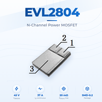 Transistor MOSFET Trench N-Channel EvolE 45V 37A SMD-0.2 Level Logika Rendah RDS(on) 20m Konverter DC-DC Buck Sinkron