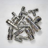 Nouveaux raccords pneumatiques robustes pour camions, en acier inoxydable, coudes en T haute performance pour tuyaux de frein à air de véhicules, à déconnexion rapide