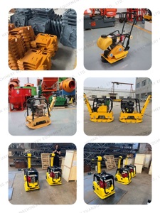 Compacteur de plaques Henan à essence et électrique, modèles vibrants pour fondations routières et asphalte - Product Image 2