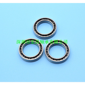 Rodamientos Hongchang, Rodamiento Rígido de Bolas de Ranura Profunda 10x15x3mm, Fila Única, Sin Sello, Precisión P0, Acero Cromado - Product Image 1