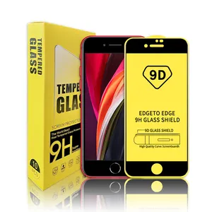 Nhà Máy Giá 9D Tempered Glass bảo vệ màn hình cho iPhone 14 15 Pro Max chống tĩnh rõ ràng phim cho điện thoại di động mô hình đầy đủ