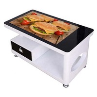 Pantalla Táctil Capacitiva Interactiva LCD de 55 Pulgadas para Juegos, Publicidad y Exposiciones, Mesa de Señalización Digital, Mesa Táctil Inteligente, ISO IECQ