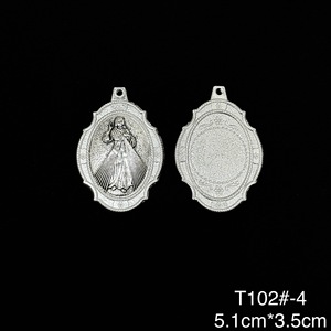 Lớn Công Giáo Saints Huy Chương Tôn Giáo Thủ Công Mỹ Nghệ Bạc Phước Lành Bảo Vệ Đức Trinh Nữ Maria Chúa Giêsu St. <span class=keywords><strong>Benedict</strong></span> Mặt Dây Chuyền quyến rũ Cho Tự Làm - Product Image 5