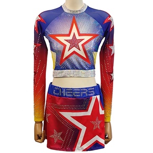 Đồng phục cổ vũ co giãn cao-Trang phục thi đấu sân khấu thể thao - Product Image 1