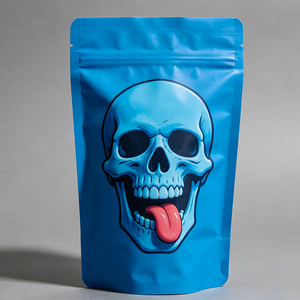 Customizable logo 3.5g polyester film self-supporting <b>bag</b>, sealable zipper food <b>packaging</b> <b>bag</b> - Product Image 4