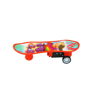 Trottinette à doigts 8,5x2,5cm en plastique, skateboard à rétrofriction pour enfants de 2 à 4 ans, cadeau unisexe - Product Image 3