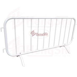 Barrière provisoire adaptée aux besoins du client <span class=keywords><strong>de</strong></span> contrôle des foules <span class=keywords><strong>de</strong></span> barrière en métal pour la séparation <span class=keywords><strong>de</strong></span> route - Product Image 1