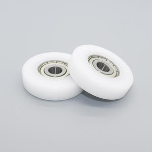 จำหน่ายโดยตรงจากโรงงาน ลูกปืน 6200ZZ รอกเคลือบยาง ลูกกลิ้งแบน POM ทนการสึกหรอ สำหรับอุปกรณ์อัตโนมัติ ขายส่ง - Product Image 2