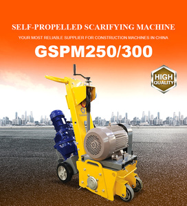 Machine scarificatrice électrique autopropulsée puissante, très demandée, pour le décapage, la texturisation et le nivellement des surfaces en béton et en asphalte - Product Image 1