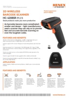 Pemindai Barcode 2D Industri Presisi Tinggi 1D 2D QR RFID DPM Kode Kabel Nirkabel Genggam untuk Pabrik Gudang