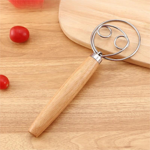 Nuevo Batidor <span class=keywords><strong>de</strong></span> Huevos, Mezclador <span class=keywords><strong>de</strong></span> Polvo, Mezclador <span class=keywords><strong>de</strong></span> Masa, Varillas Mezcladoras <span class=keywords><strong>de</strong></span> Doble Anillo y Anillo Único, Paleta Mezcladora <span class=keywords><strong>de</strong></span> Roble <span class=keywords><strong>de</strong></span> 13 Pulgadas - Product Image 3