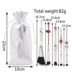 Nuovo arriva cartone animato giapponese <span class=keywords><strong>Uzumaki</strong></span> 5 pezzi Set di pennelli per trucco pennello ombretto - Product Image 6