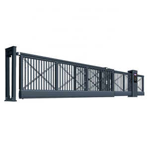 Porte coulissante suspendue électrique à l'extérieur de la villa Porte électrique coulissante en porte-à-faux de haute qualité - Product Image 4