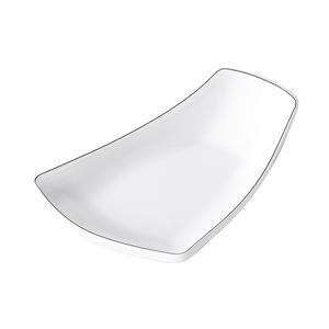 Platos para Restaurante y Hotel Xiangyuan American Commercial Creative, Platos de Forma Irregular, Platos para Platos Fríos de Imitación de Porcelana - Product Image 4