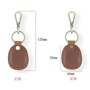 Porte-cartes RFID en cuir véritable fait main, ensemble universel de porte-clés et de porte-cartes, protection durable pour camion - Product Image 5